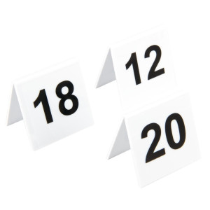 Lot De Numéros De Table En Plastique 11-20