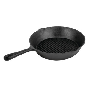 Poêle Grill Rainurée Ronde - Ø 267mm