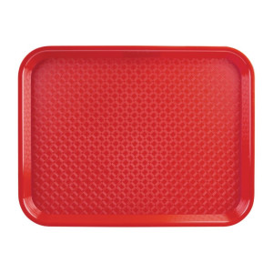 Plateau Self-Service Rouge 450 X 350Mm