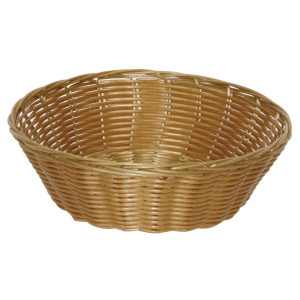 Corbeille Ronde en Osier Poly - Lot de 6