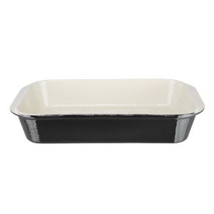 Plat À Rôtir en Fonte Noir - L 405 x P 250mm