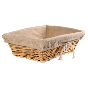 Panier en Osier Rectangulaire