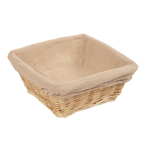 Panier en Osier Carré - L 230 mm