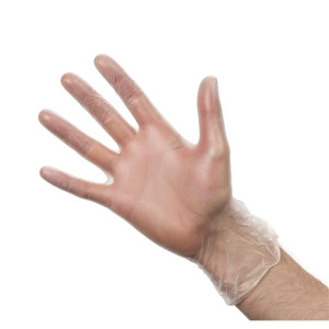 Gants en Vinyle Poudrés - Taille L