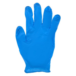 Gants en Nitrile Non Poudrés Bleus M - Lot de 100