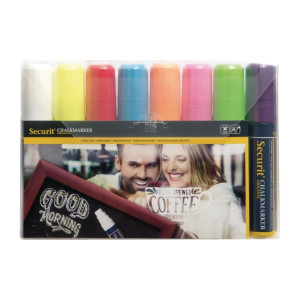 Lot De 8 Marqueurs Craie : 7 X 15 Mm