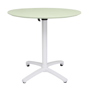 Table Pliante Ronde en PP - 800 mm - Vert Menthe