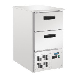 Table Réfrigérée à 2 Tiroirs GN - 65 L