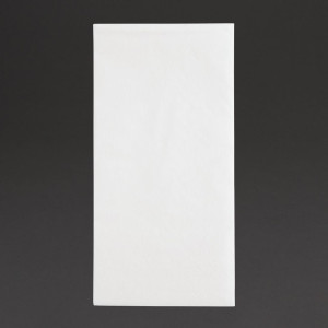 Serviettes Dîner 2 Plis Format 1/8 400 mm Blanches - Lot de 2000