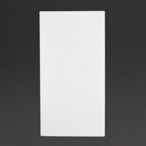 Serviettes Dîner 3 Plis Format 1/8 400 mm Blanches - Lot de 1000