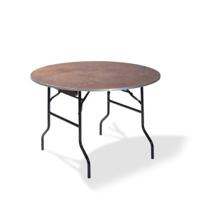 Table De Banquet Pliable En Bois Ronde Ø 122 Cm