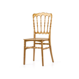 Chaise Empilable Or Napoleon En Polypropylène