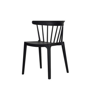 Chaise Empilable Windson en Polypropylène - Noir