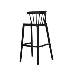 Tabouret de Bar Windson en Polypropylène - Noir