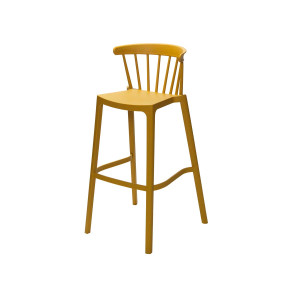 Tabouret de Bar Windson en Polypropylène - Jaune Ocre