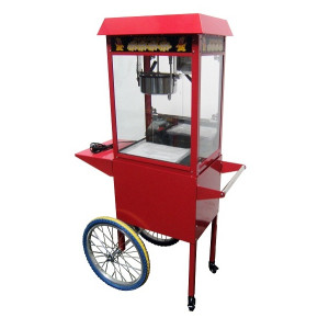 Machine à Pop-Corn Professionnelle sur Roulettes