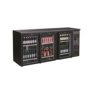 Arrière-Bar Réfrigéré - 3 Portes Vitrées Battantes - 537 L