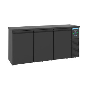 Arrière-Bar Réfrigéré - 3 Portes Pleines Battantes - 500 L