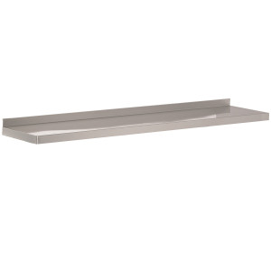 Etagère Murale en Inox - L 1600 x P 300 mm