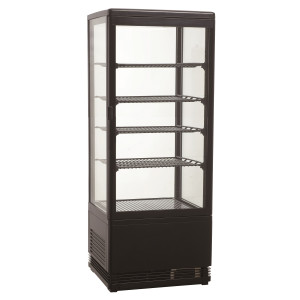 Vitrine Réfrigérée Noire - 98 L