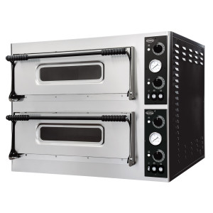 Four à Pizza à 2 Chambre - 2 x 6 Pizzas - 400 V