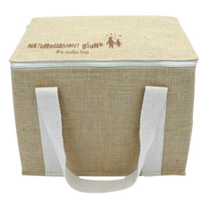 Glacière Isotherme "Naturellement Givré" en Jute