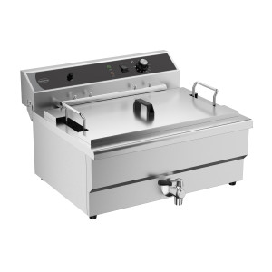 Friteuse Professionnelle avec Vanne de Vidange - 25 L
