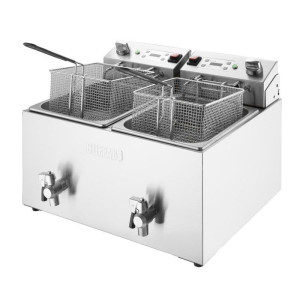 Friteuse Électrique Double avec Minuterie - 2 X 8 L