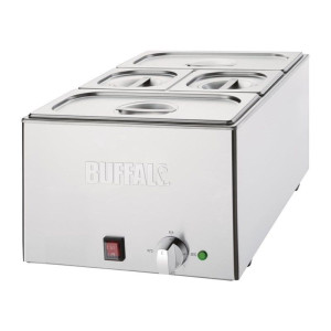 Bain-Marie Avec Bacs - 2 x GN 1/3 et 2 x GN 1/6