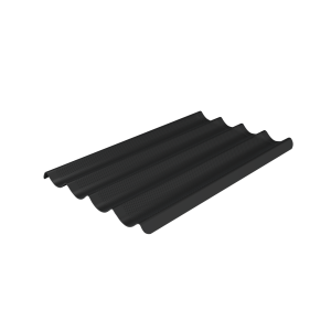 Plateau Noir à Pain - 5 Baguettes - L 600 m x P 400 mm