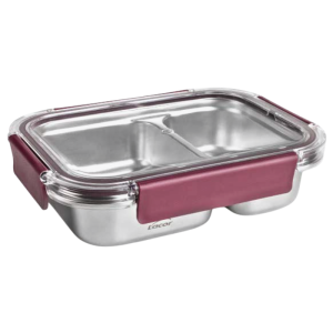 Boîte Inox avec Couvercle en Plastique AS TwoGo