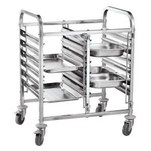 Chariot Porte-Plateaux Double - 12 x GN 1/1