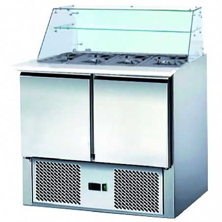 Saladette Réfrigérée 2 Portes - 240 L FourniResto - 1 Saladette Réfrigérée 2 Portes - 240 L FourniResto - 1