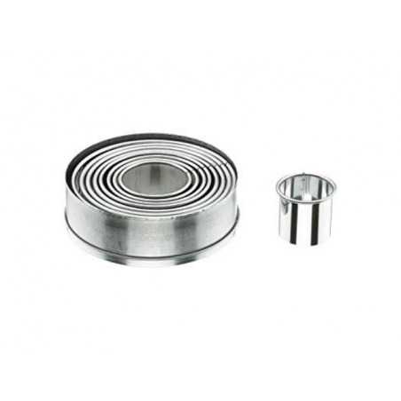 Boîte 9 Emporte-Pièces Ronds Inox Lisses Lacor - 1 Boîte 9 Emporte-Pièces Ronds Inox Lisses Lacor - 1