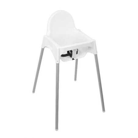Chaise Haute Blanche pour Bébé FourniResto - 1 Chaise Haute Blanche pour Bébé FourniResto - 1