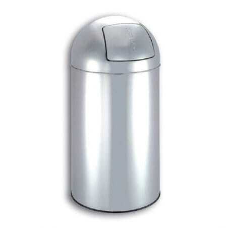 Poubelle Inox Push 18 L FourniResto - 1 Poubelle Inox Push 18 L FourniResto - 1