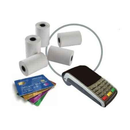 Bobine de Papier Thermique pour TPE Cartes Bancaires - 57 x 46 x 12 mm - Lot de 5 FourniResto - 1 Bobine de Papier Thermique pour TPE Cartes Bancaires - 57 x 46 x 12 mm - Lot de 5 FourniResto - 1