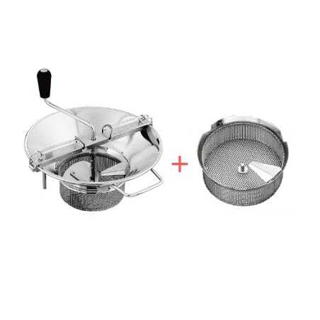Pack Moulin à Légumes N°5 Inox - Grille Ø 2 mm Tellier - 1 Pack Moulin à Légumes N°5 Inox - Grille Ø 2 mm Tellier - 1