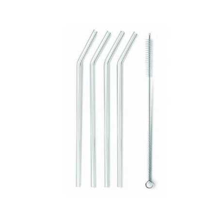 Set 4 Pailles en Verre Lacor - 1 Set 4 Pailles en Verre Lacor - 1