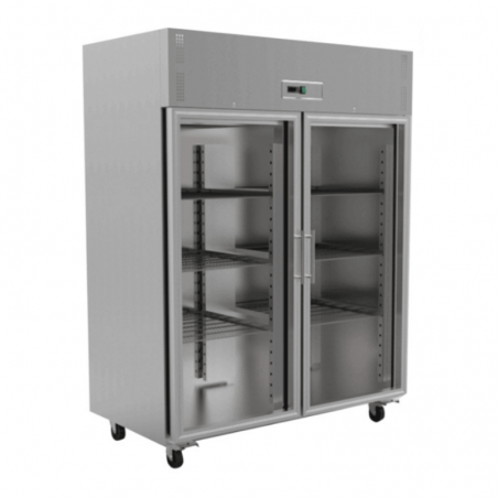 Armoire Réfrigérée Vitrée GN2/1 Positive - 1400 Litres FourniResto - 1 Armoire Réfrigérée Vitrée GN2/1 Positive - 1400 Litres FourniResto - 1