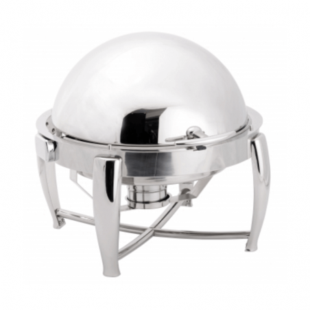 Chafing Dish Rond à Couvercle Rabattable - LUXE Atosa - 1 Chafing Dish Rond à Couvercle Rabattable - LUXE Atosa - 1