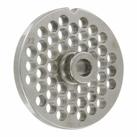 GRILLE 8 mm pour Hachoir N°22 REBER - 1 GRILLE 8 mm pour Hachoir N°22 REBER - 1