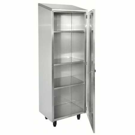 Armoire Inox Haute 1 Porte Battante - Largeur 475 mm SOFINOR - 1 Armoire Inox Haute 1 Porte Battante - Largeur 475 mm SOFINOR - 1