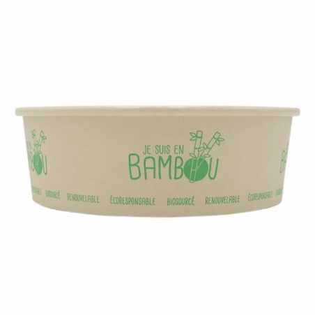 Bol à Salade en Bambou - 750 ml - Lot de 50 FourniResto - 1 Bol à Salade en Bambou - 750 ml - Lot de 50 FourniResto - 1