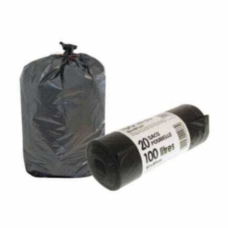 Sac Poubelle - 100 L - Lot de 20 FourniResto - 1 Sac Poubelle - 100 L - Lot de 20 FourniResto - 1