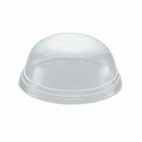 Couvercle Dôme Sans Trou en RPET - Ø 81 - Lot de 100 FourniResto - 1 Couvercle Dôme Sans Trou en RPET - Ø 81 - Lot de 100 FourniResto - 1