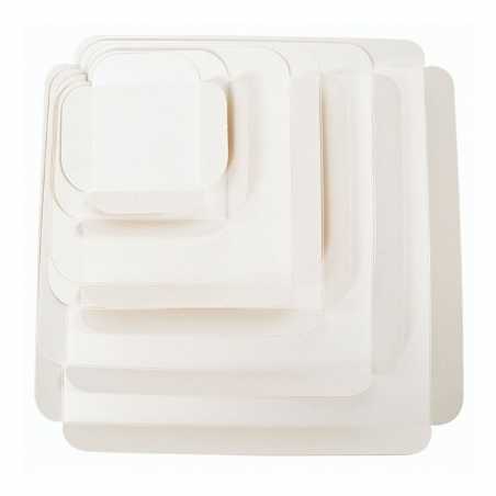 Carrés Rainés en Carton - 17 x 17 cm - Lot de 250 FourniResto - 1 Carrés Rainés en Carton - 17 x 17 cm - Lot de 250 FourniResto - 1