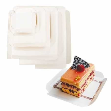 Carrés Rainés en Carton - 13 x 13 cm - Lot de 250 FourniResto - 1 Carrés Rainés en Carton - 13 x 13 cm - Lot de 250 FourniResto - 1