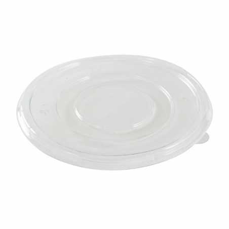 Couvercle PET pour Bol Rond en Bagasse 800 ml - Lot de 50 FourniResto - 1 Couvercle PET pour Bol Rond en Bagasse 800 ml - Lot de 50 FourniResto - 1
