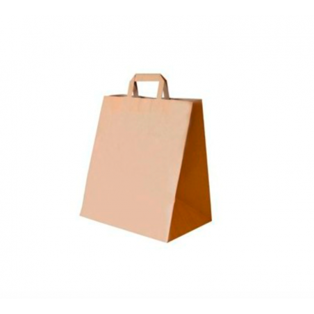 Sac Cabas en Kraft - 32 x 22 x 36 - Lot de 250 FourniResto - 1 Sac Cabas en Kraft - 32 x 22 x 36 - Lot de 250 FourniResto - 1